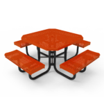 Children’s Octagonal Portable Table with Rolled Seats