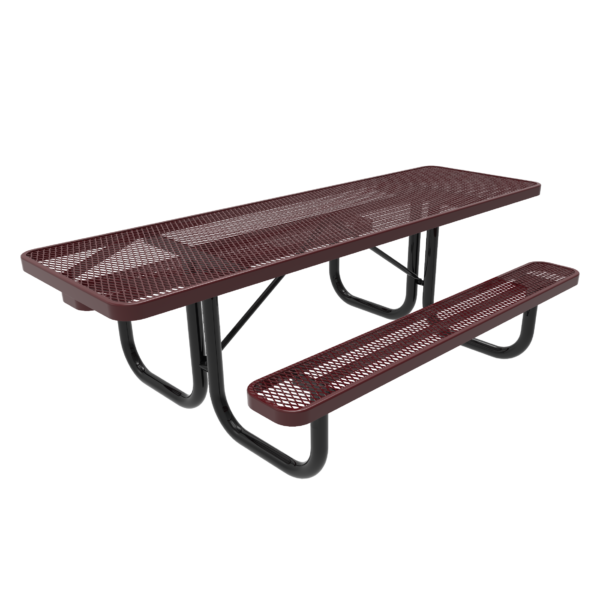 Portable Rectangular Picnic Table – 2 Sided Accessible
