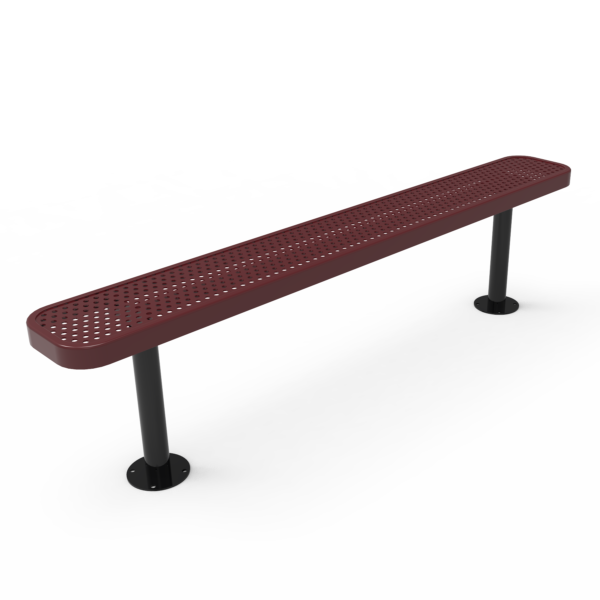 Bench without Back - Punched Steel - Surface Mount